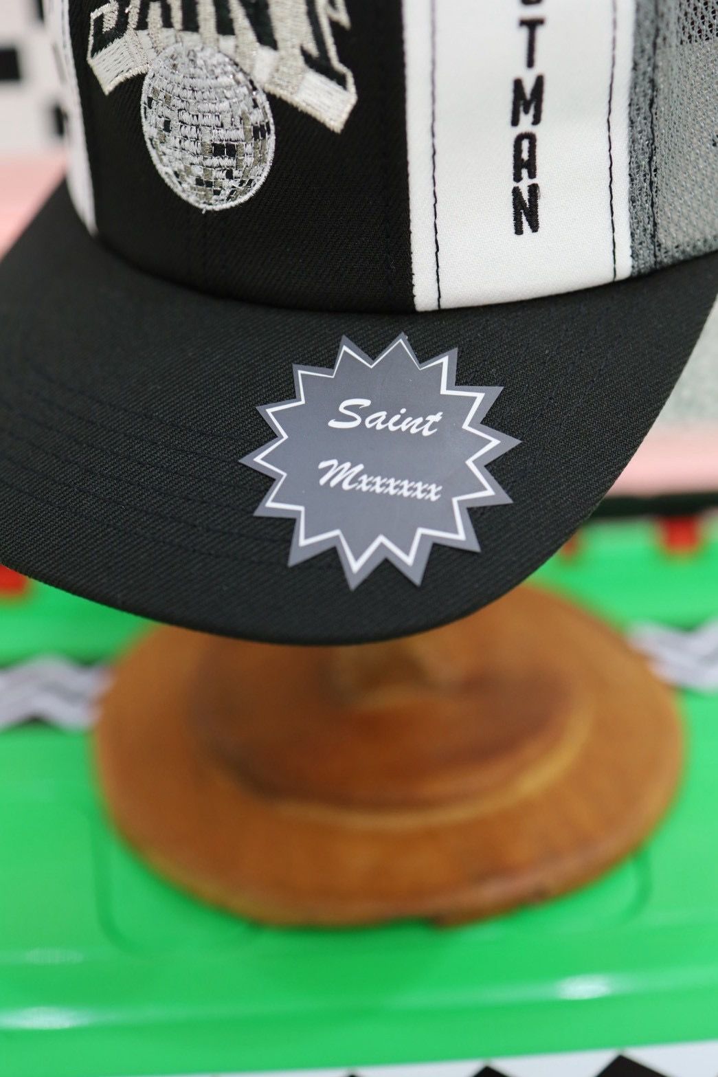 セントマイケル 26SS MIRROR BALL_LM_CAP(SM-MK8-0000-C42)BLACK☆4月11日(土)発売！
