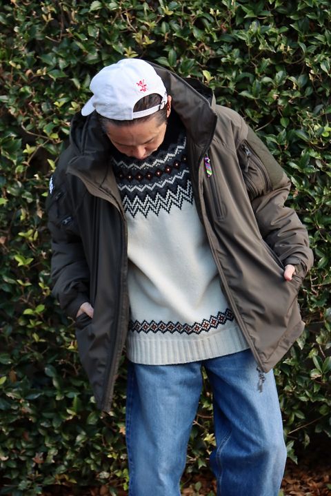 Abu Garcia  CLOUD PADDING JACKET"OLIVE"style.2021.10.18.