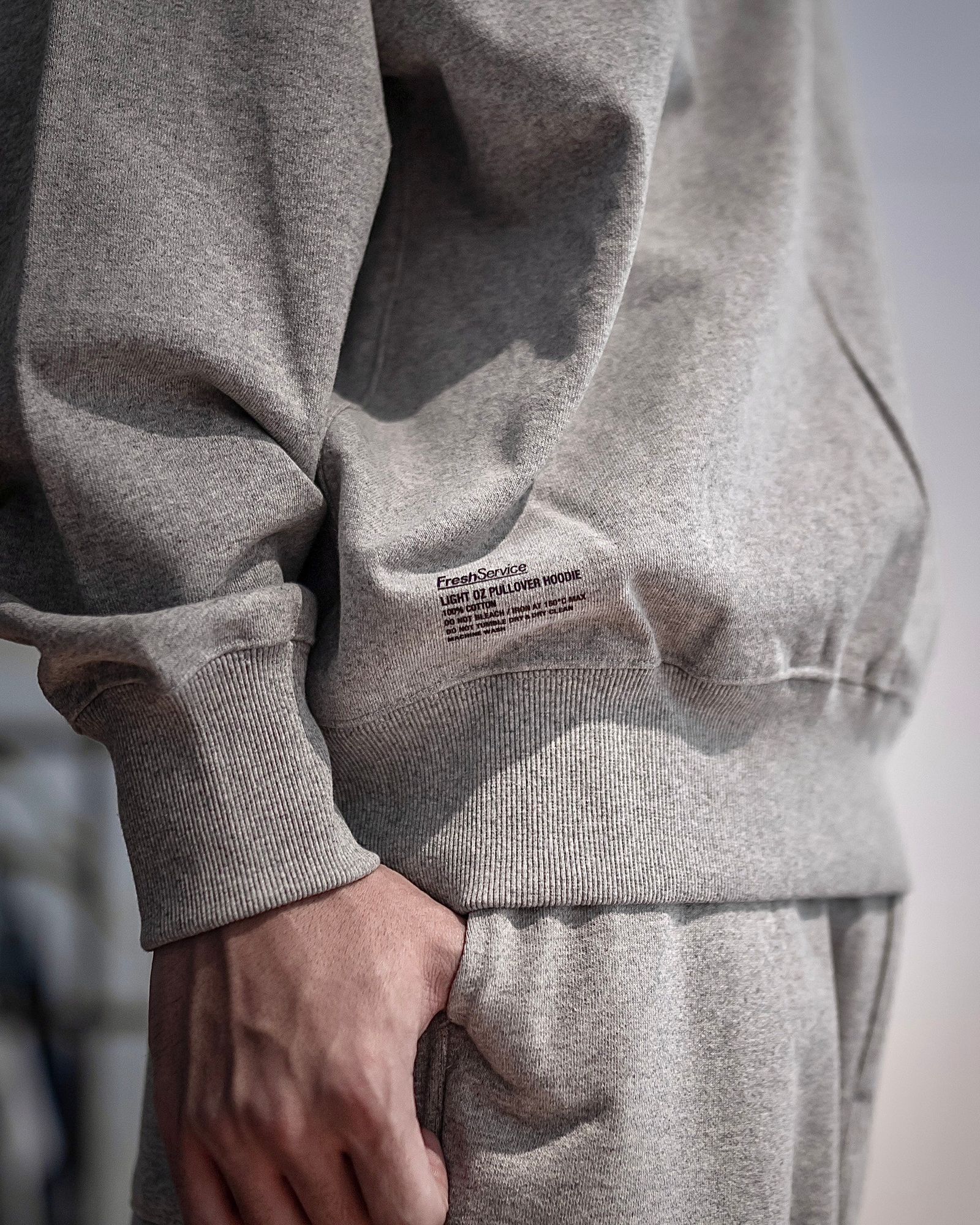 フレッシュサービス LIGHT OZ PULLOVER HOODIE (FSC253-70102B)H.GRAY☆9月6日(土)発売！