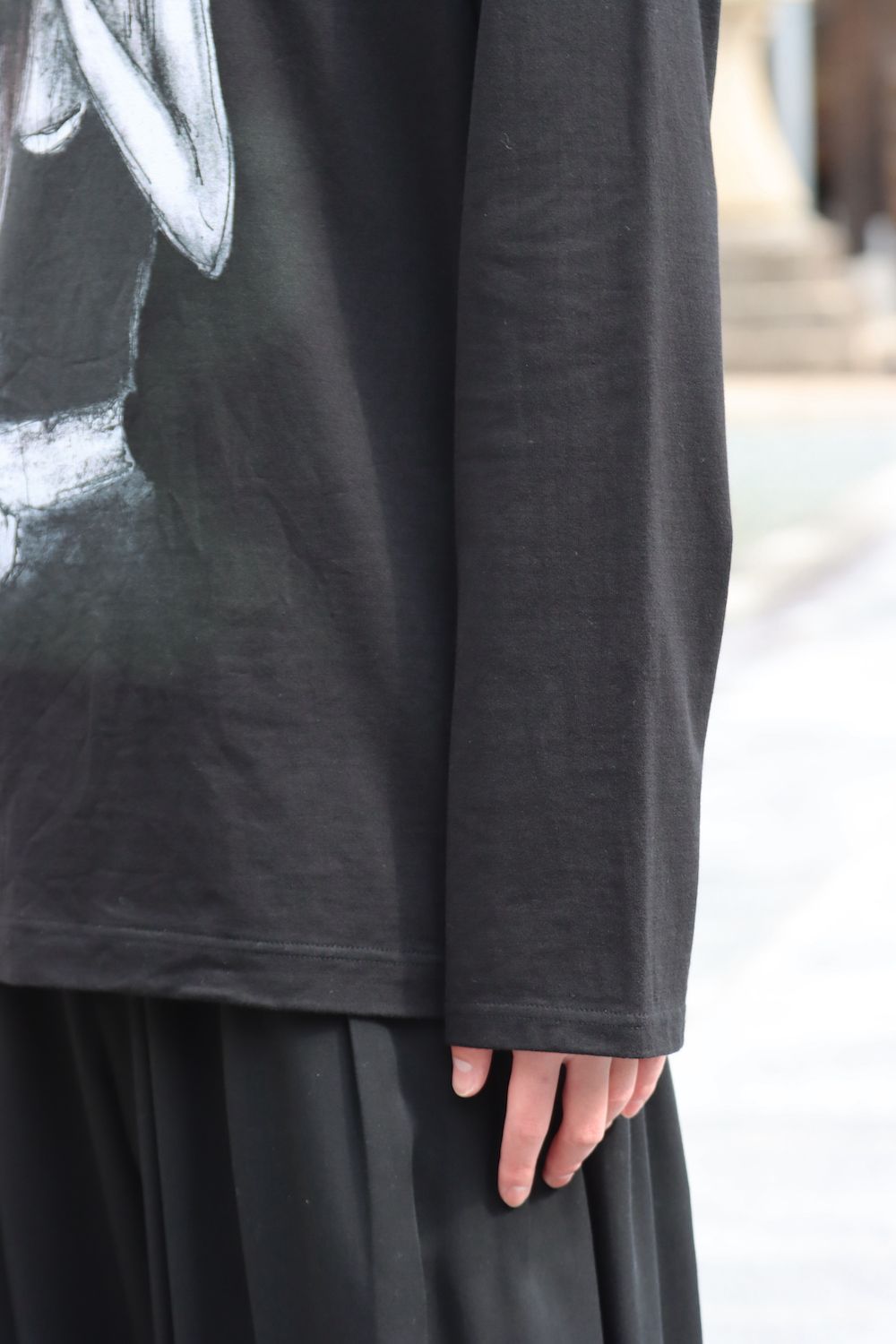 yohji yamamoto MAHABARA PLAIN STITCH WOMAN PRINT LONG SLEEVES style.2022.1.30 ※2月2日発売