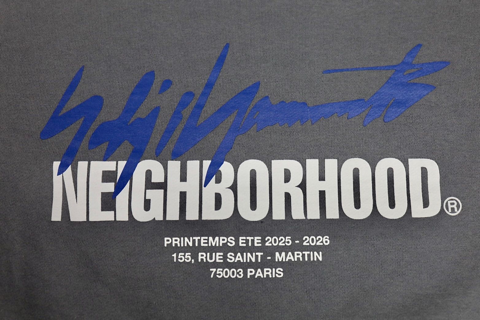 Yohji Yamamoto × NEIGHBORHOOD SWEAT SHIRT LS(HK-T99-99-1S26)GRAY★12月5日(金)発売！