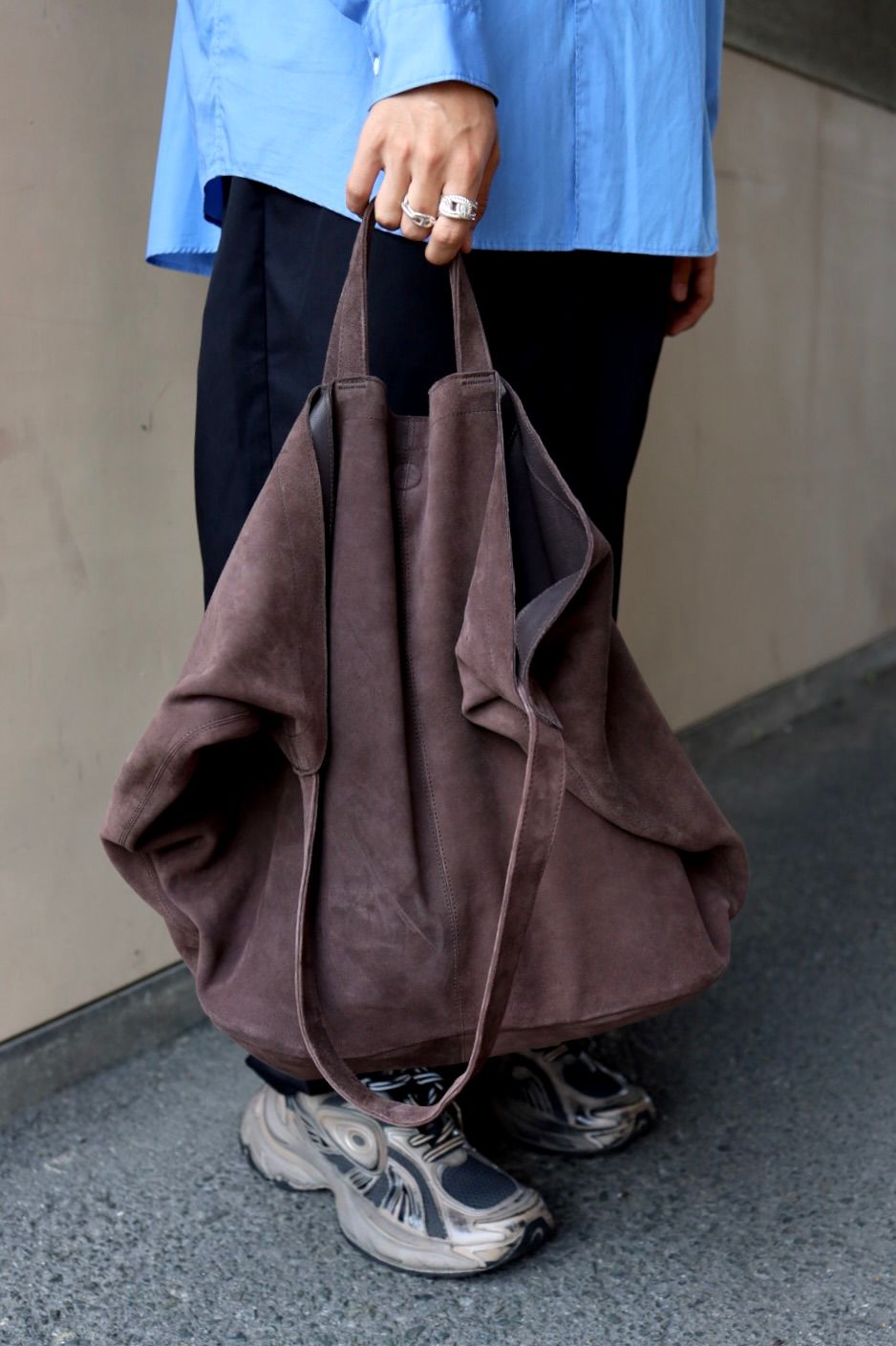 Morphee / モルフェトートバッグ MESSENGER OIL SUEDE(MSG-ODC)DARK CHOCO☆新作入荷！