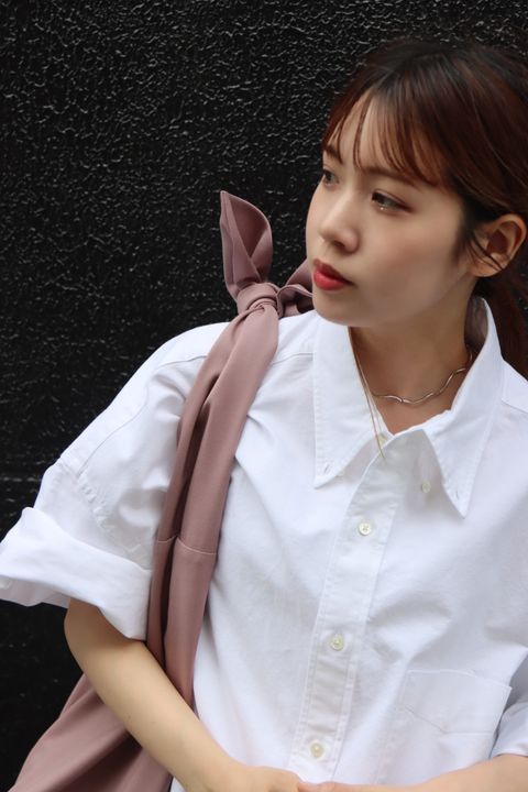 Graphpaper 23SS Oxford S/S Oversized B.D Shirt stlye.2023.5.28