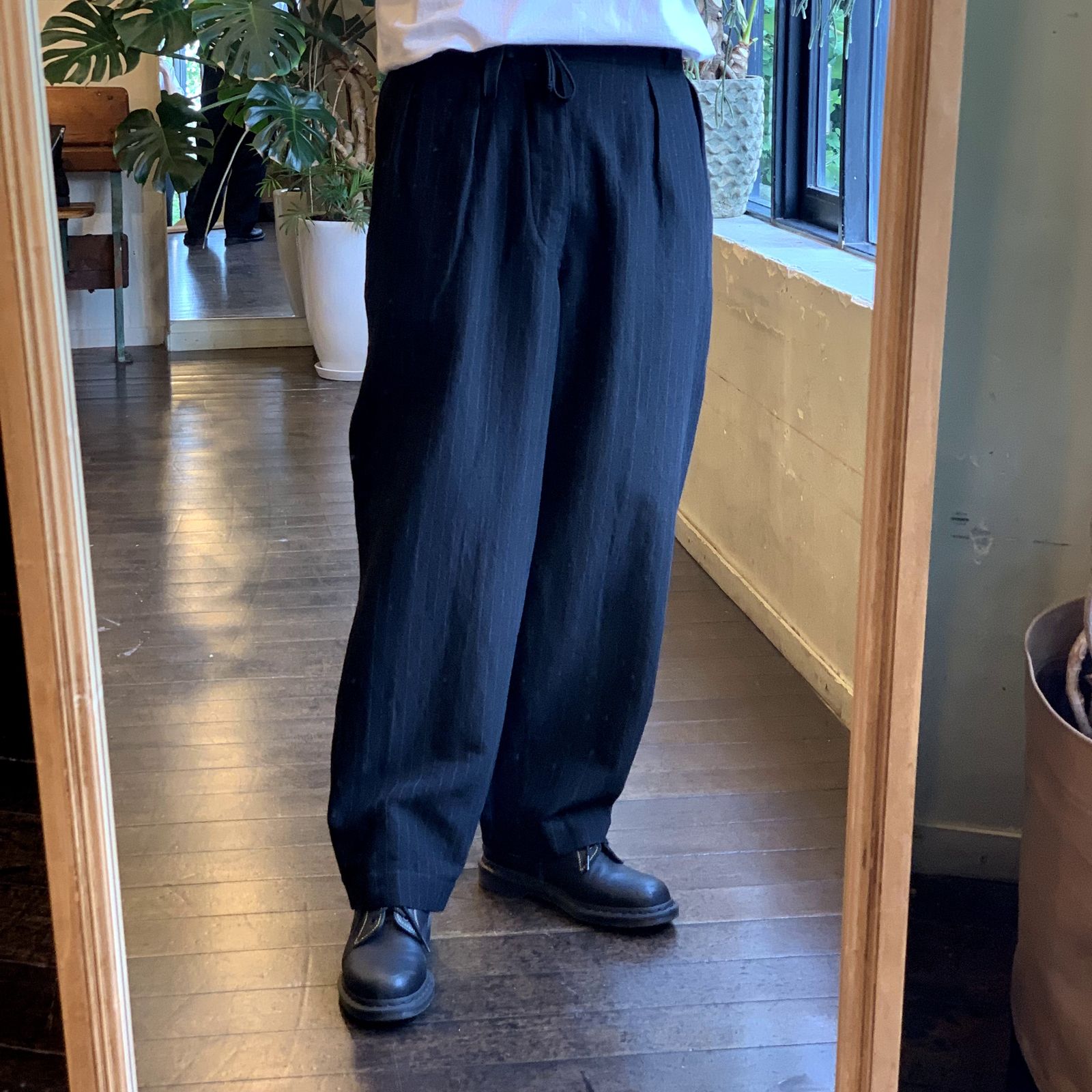 blurhms Gabardine Double Belt Trench Coat style.2022.7.27