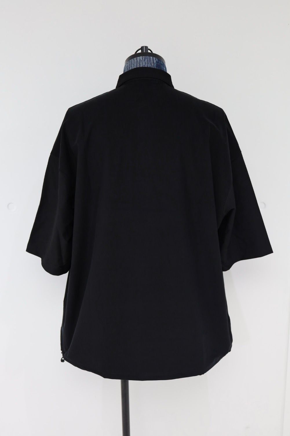 コムデギャルソンオム26SS ストレッチカルゼポロシャツ(HQ-T016-051)BLACK☆5月1日(金)発売！