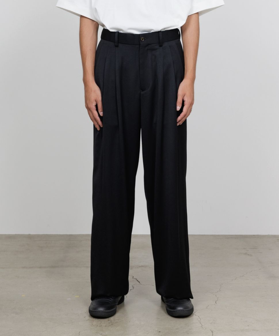 MARKAWARE 26SS TRIPLE PLEATED WIDE TROUSERS(A26A13PT02C)☆新作発売！