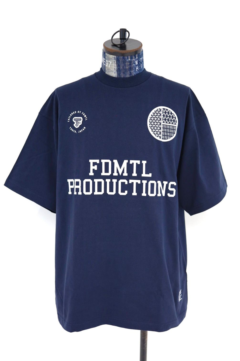 ファンダメンタル Tシャツ FDMTL PROD TEE(FA26TE13)NAVY☆新作発売！
