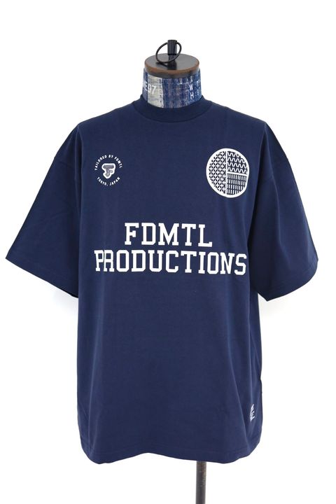 ファンダメンタル Tシャツ FDMTL PROD TEE(FA26TE13)NAVY☆新作発売！