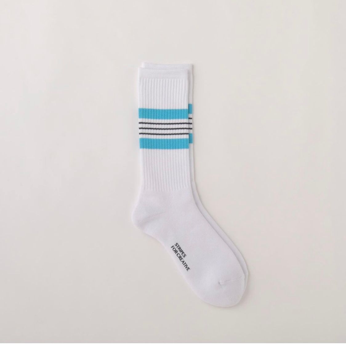 S.F.C 24SS エスエフシー SFC SIDE STRIPE SOCKS (SFCSS24AC04)White/Sax