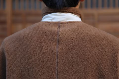 Graphpaper Wool Boa Zip-Up Blouson"CAMEL"Style.2020.11.9.
