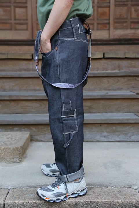 JUNYA WATANABE MAN Levi’s® Wネームサスペンダー付きデニムパンツstyle.2021.2.9.