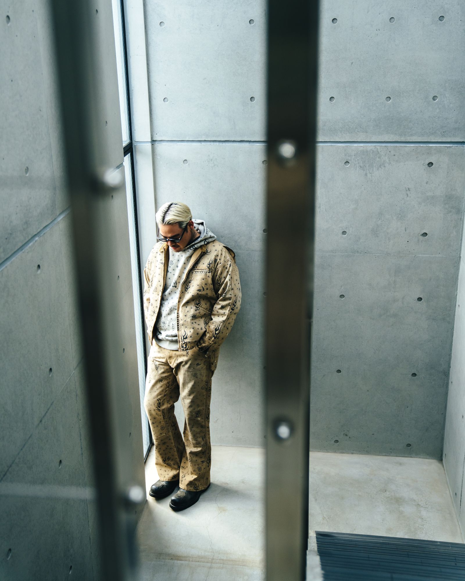 セントマイケル25SS Dr.Woo DW_DBL KNEE PANTS(SM-HR8-0000-C44)BEIGE