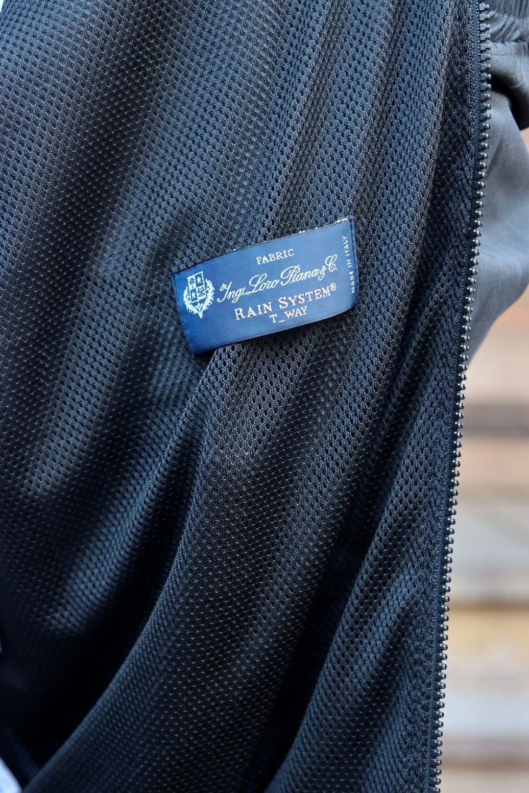 is-ness×NEAT LORO PIANA SPORT FABRICS JACKET"CHARCOAL"イズネス22SS