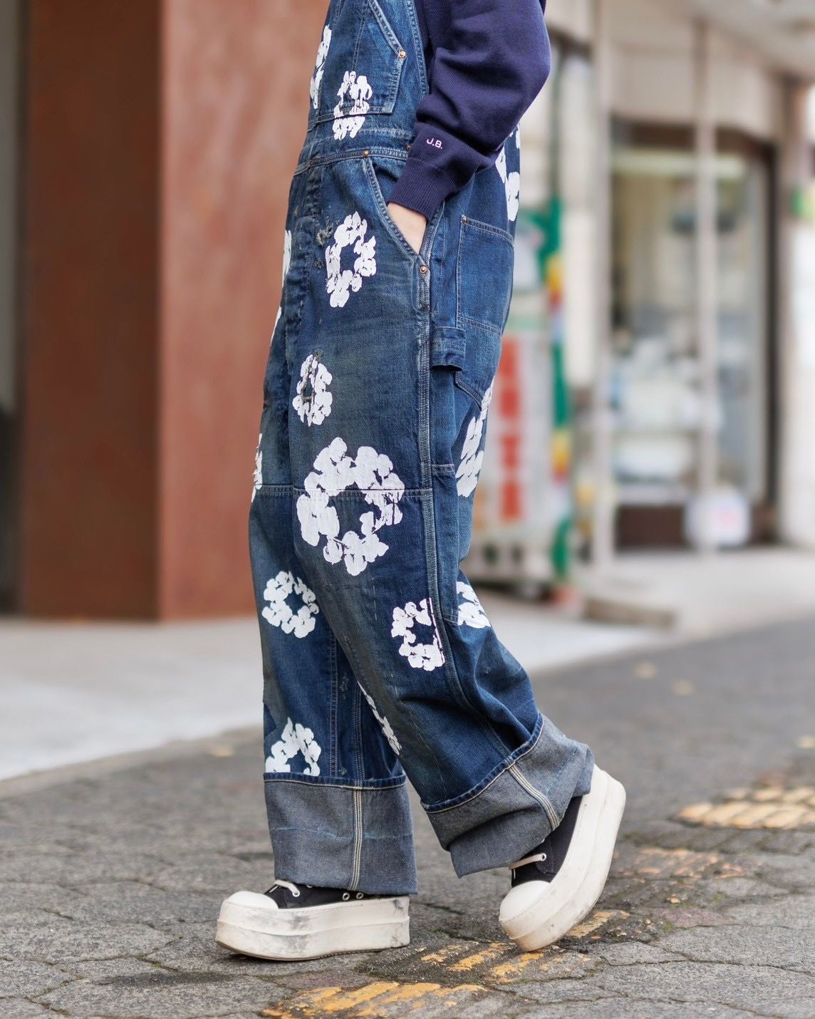 セントマイケル24AW DT_OVER ALL (SM-YS1-0000-C52)BLUE