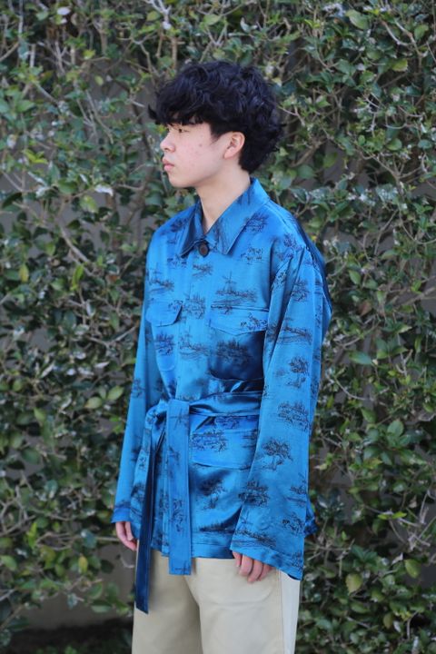 MATSUFUJI DAYDREAM Prinnted Jacket style 2021.02.21.