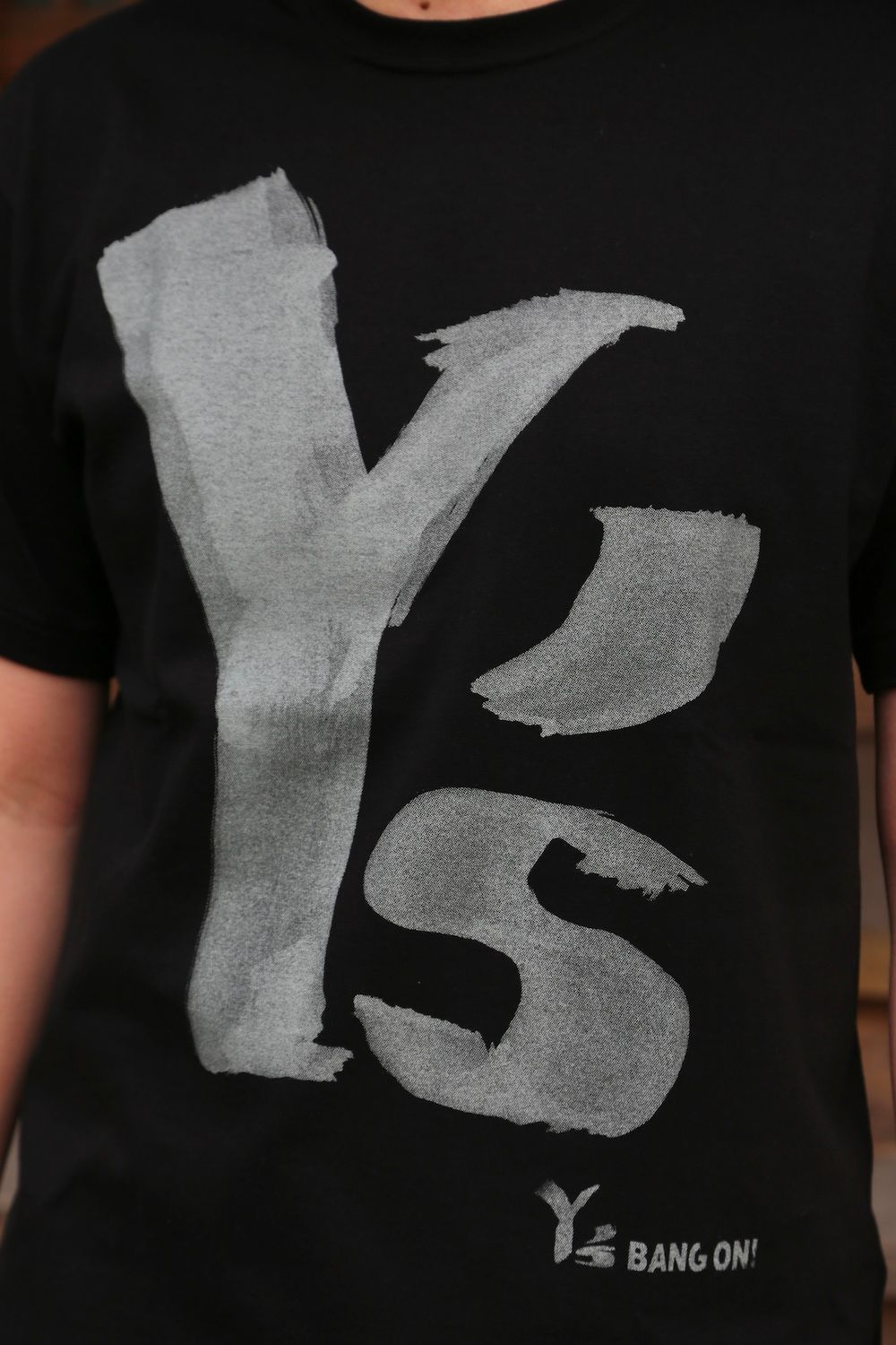 Y's BANG ON! Y'sロゴプリントTシャツ(YA-T32-052-3-02) style.2021.6