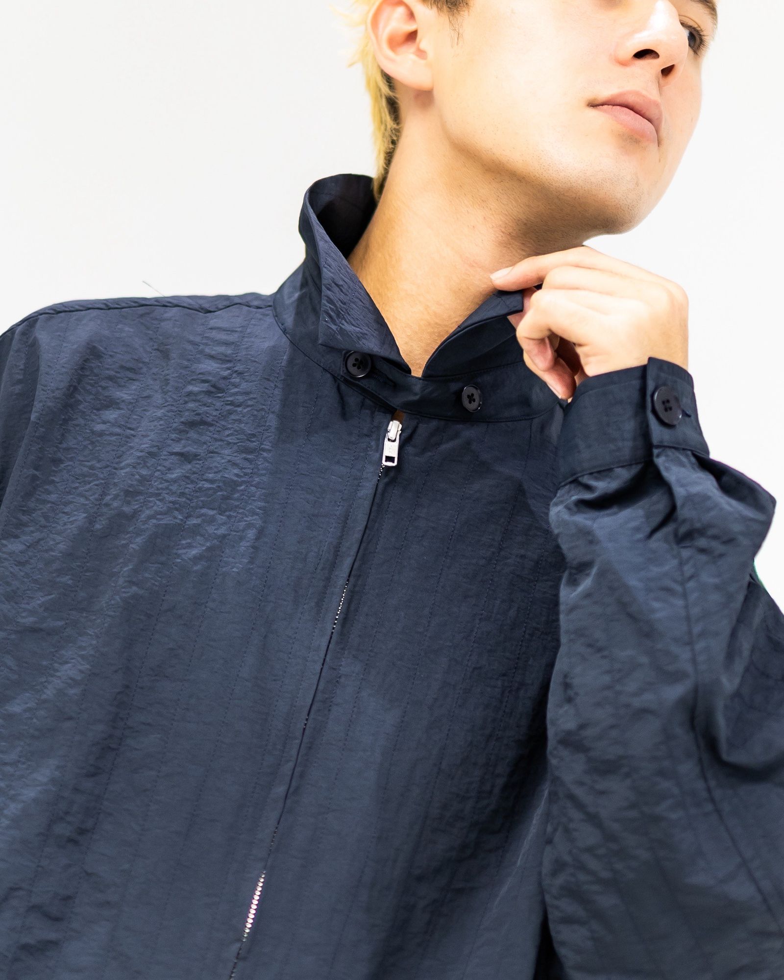 S.F.C 25FW エスエフシー STITCHED NYLON SWING TOP(SFCFW25J04)D.Navy☆9月20日(土)発売！