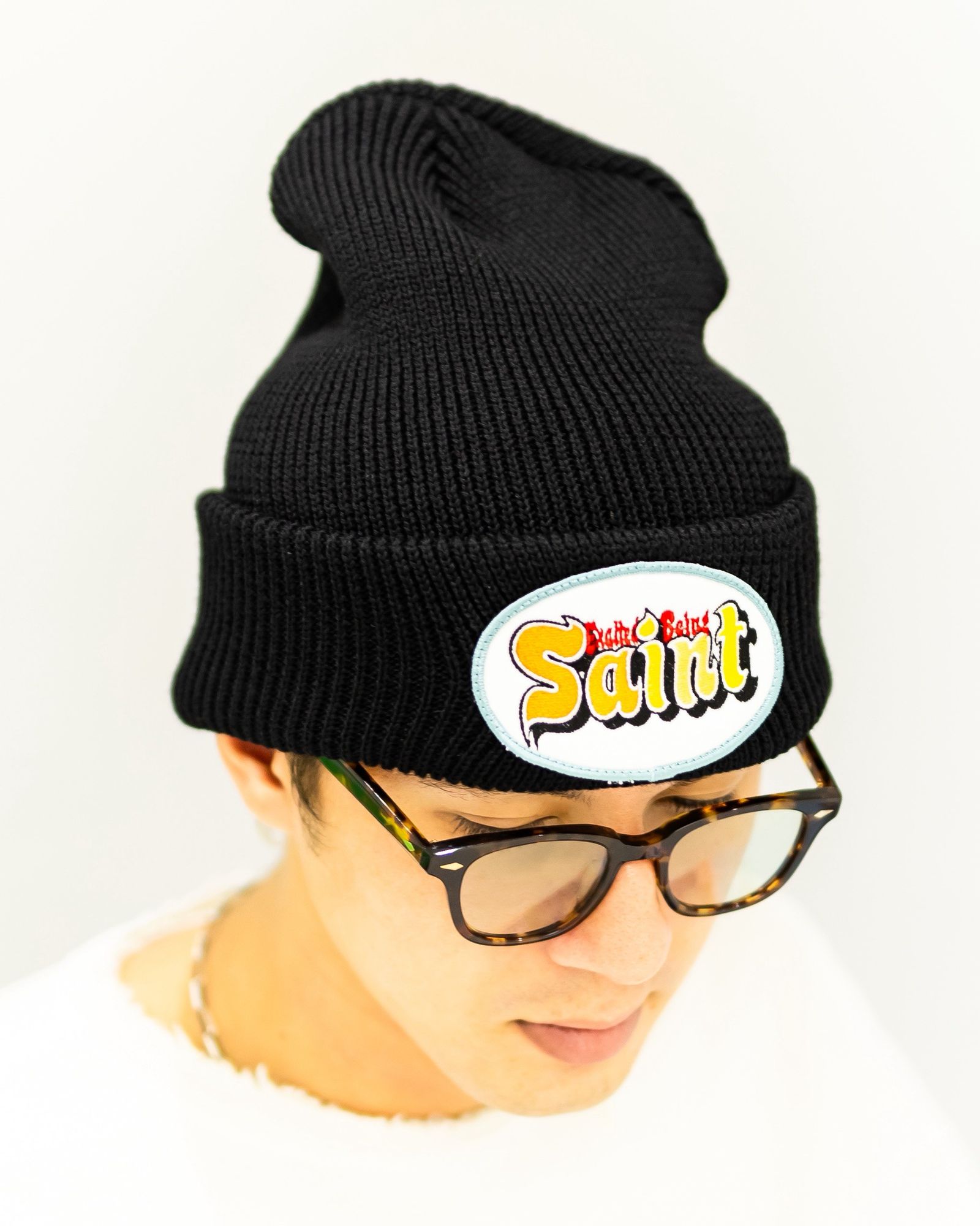 セントマイケル  SAINT KNIT CAP(SM-HR1-0000-096)BLACK★10月11日(土)発売！