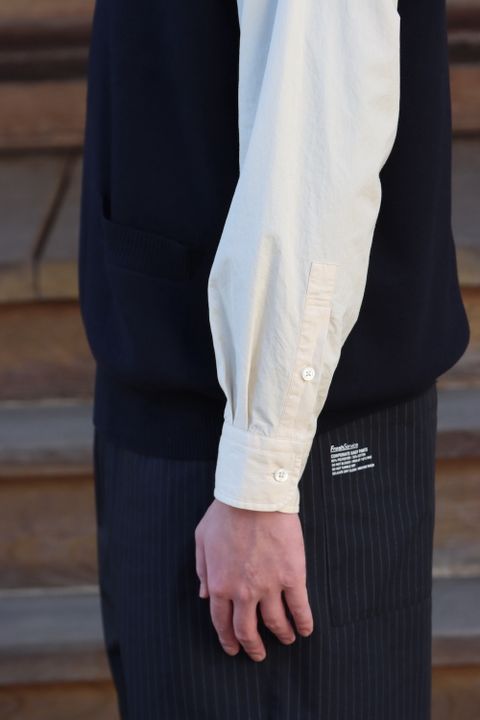 STUDIO NICHOLSON FOSS SNM MERINO KNIT VEST(783) style.2022.1.8