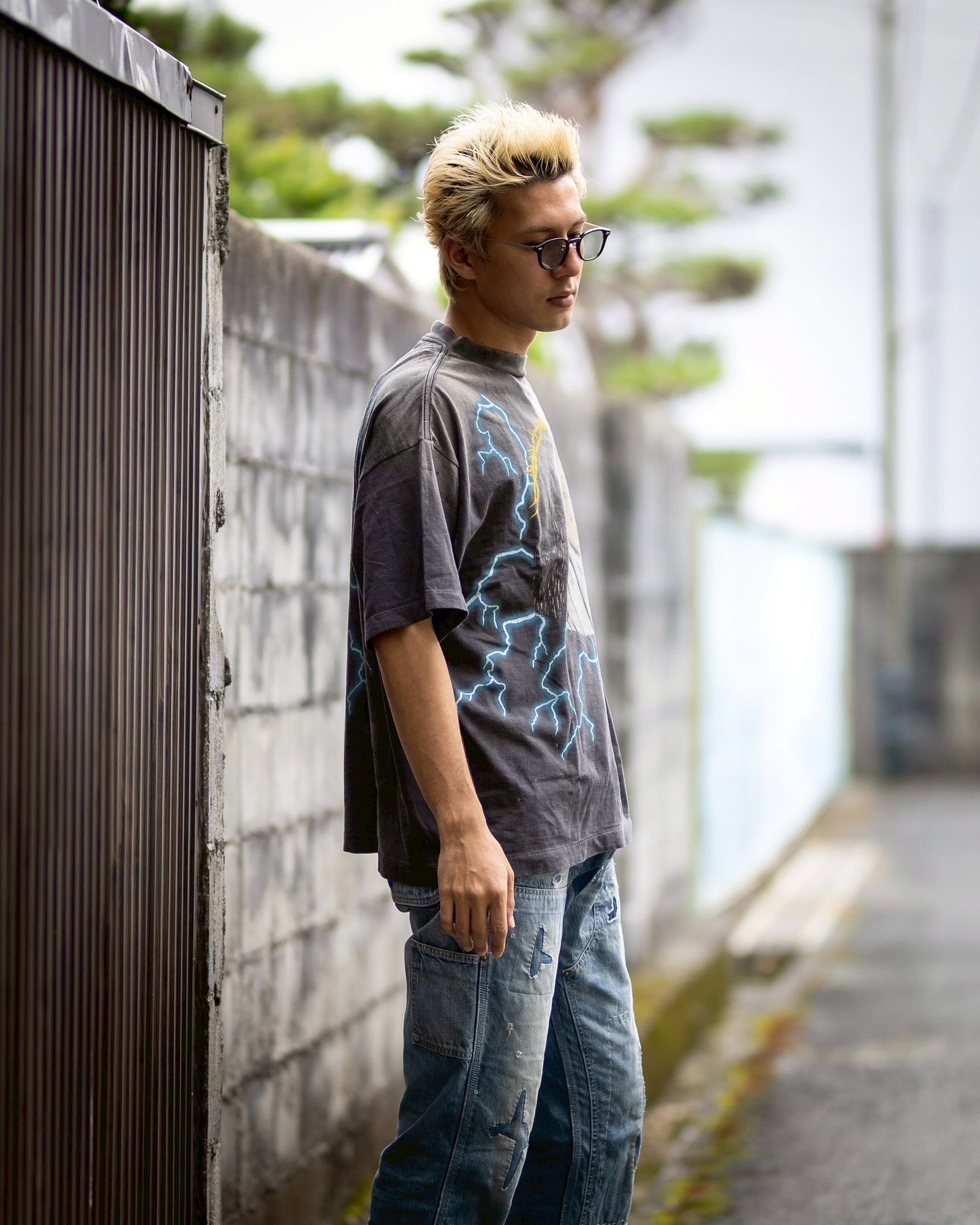 セントマイケル Tシャツ MARIA SS TEE(SM-HR8-0000-011)BLACK