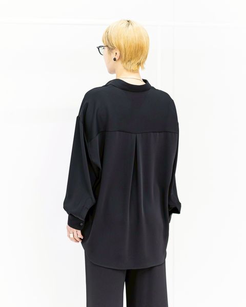 Graphpaper Satin Oversized Regular Collar Shirt STYLE 2026.02.25