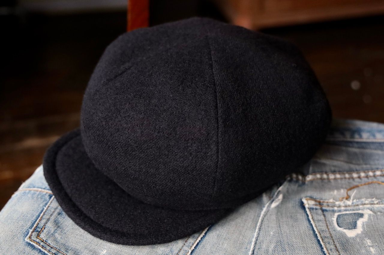Yohji Yamamoto POUR HOMME 25AW ウールツイルキャスケット (HP-H06-164)☆8月13日(水)発売！