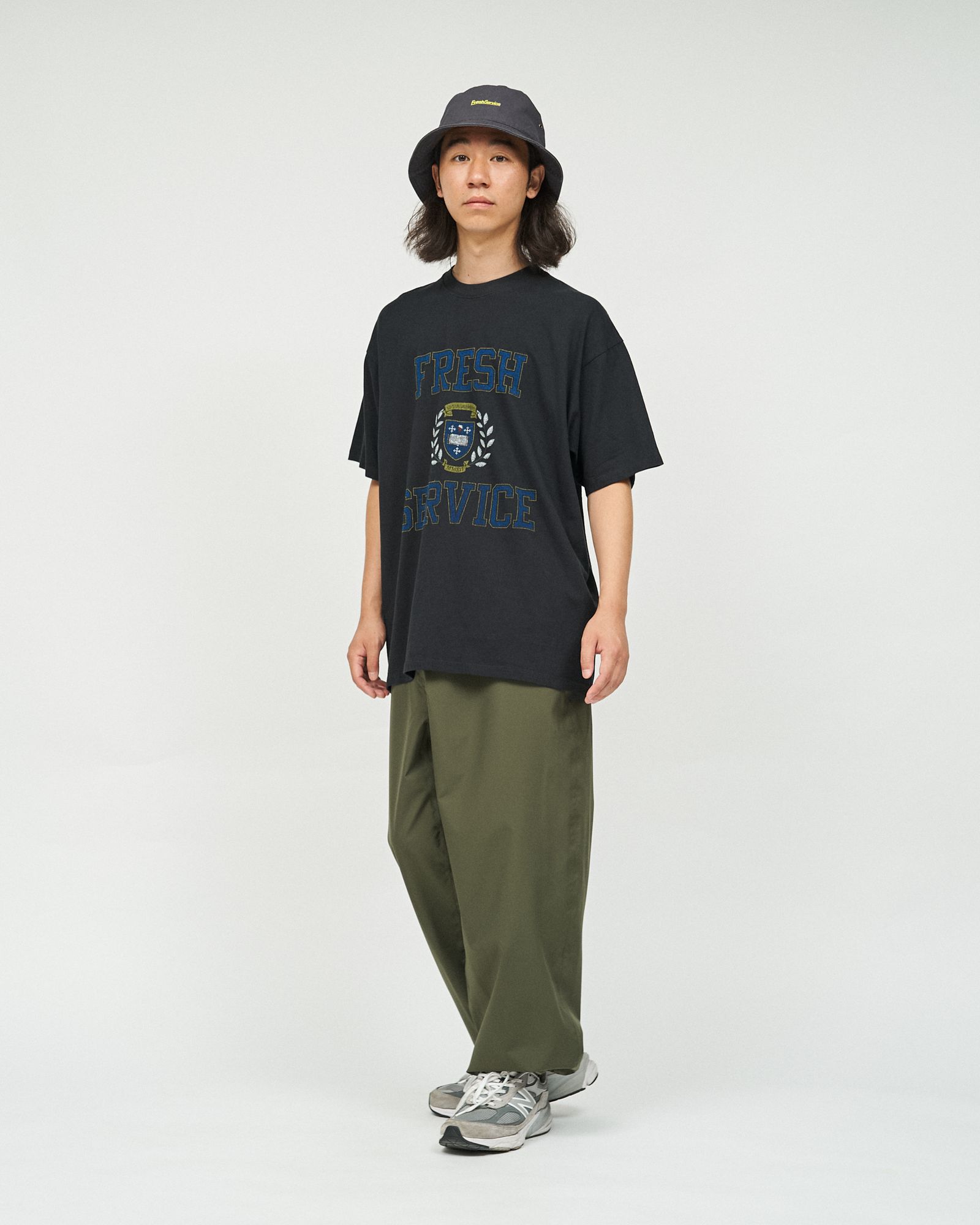 フレッシュサービス CORPORATE PRINTED S/S TEE "COLLEGE"(FSC253-70013)BLACK★8月16日(土)発売！
