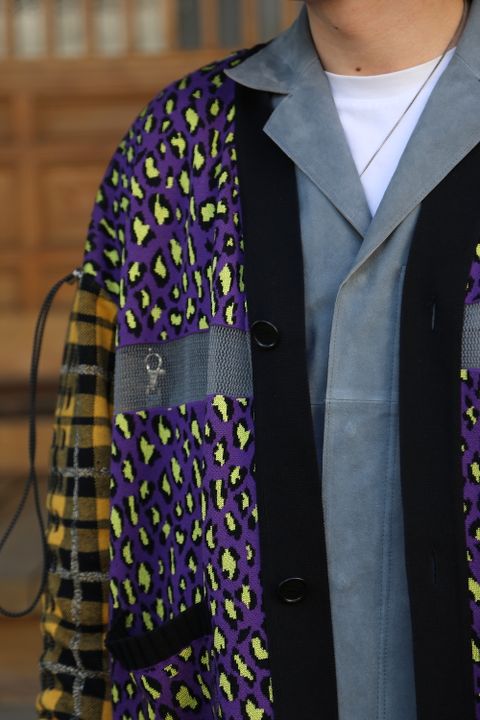 KIDILL×rurumu Drawcord Knit Cardigan(KL494) style.2021.2.21.