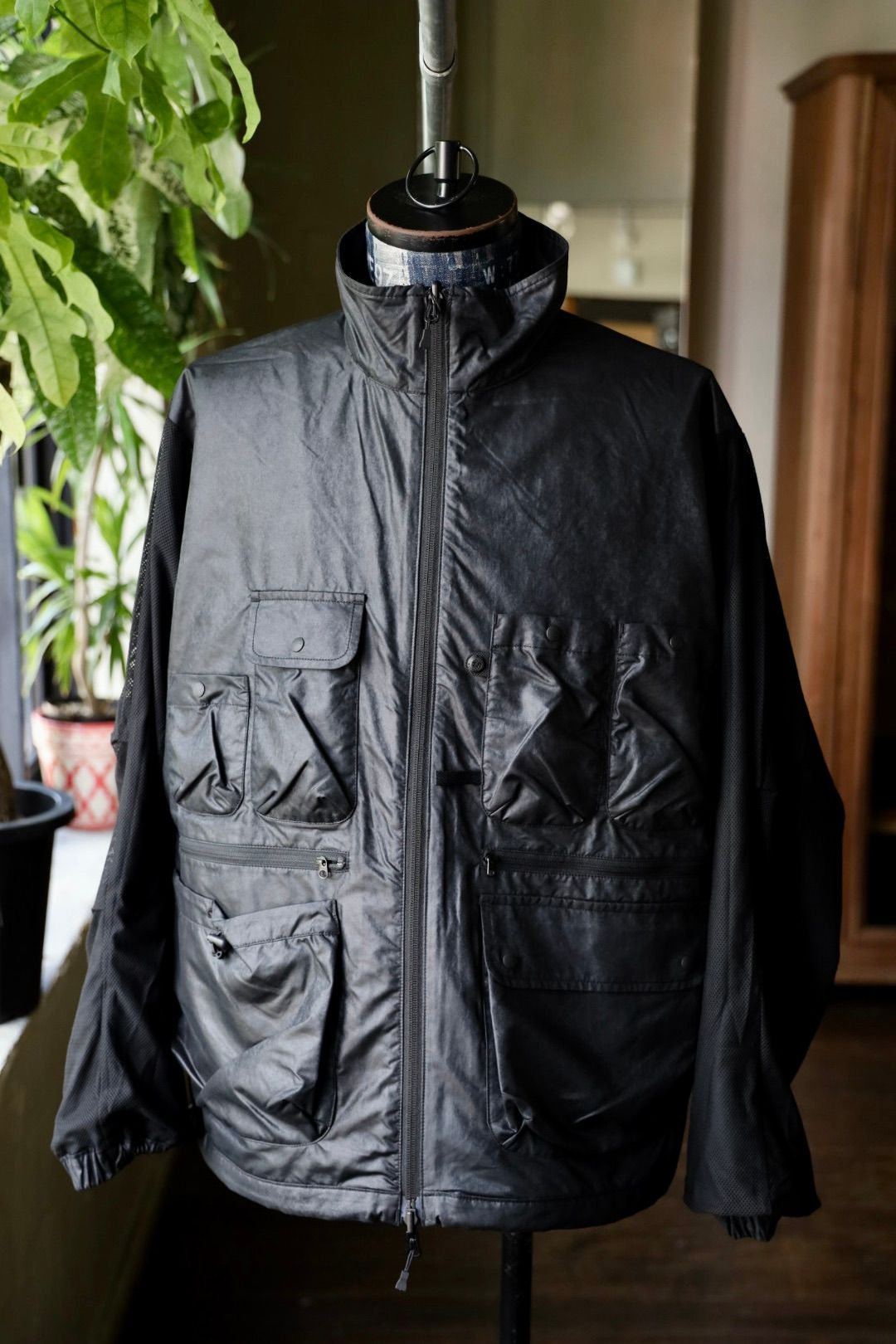DAIWA PIER39 25FW TECH REVERSIBLE BRITISH HUNTER WINDBREAKER JACKET(BJ-72025W)BLACK