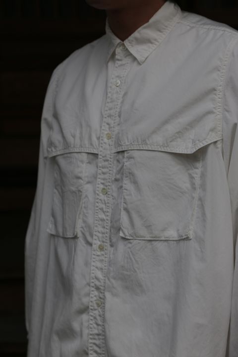 Garment Dyed Poplin Umbrella Yoke Shirt(GM211-50032) style.2021.2.20.
