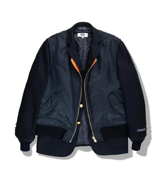 アイ ジュンヤワタナベマン BROOKS BROTHERSカスタマイズ ウールフランネルブレザー(WP-J907-100)NAVY×NAVY☆9月19日(金)発売！