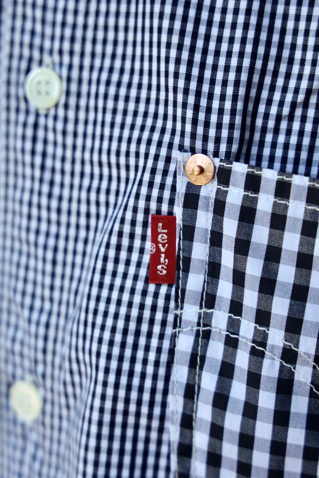 eYe JUNYA WATANABE MAN 24SS Levi's Wネームチェックシャツスタイル