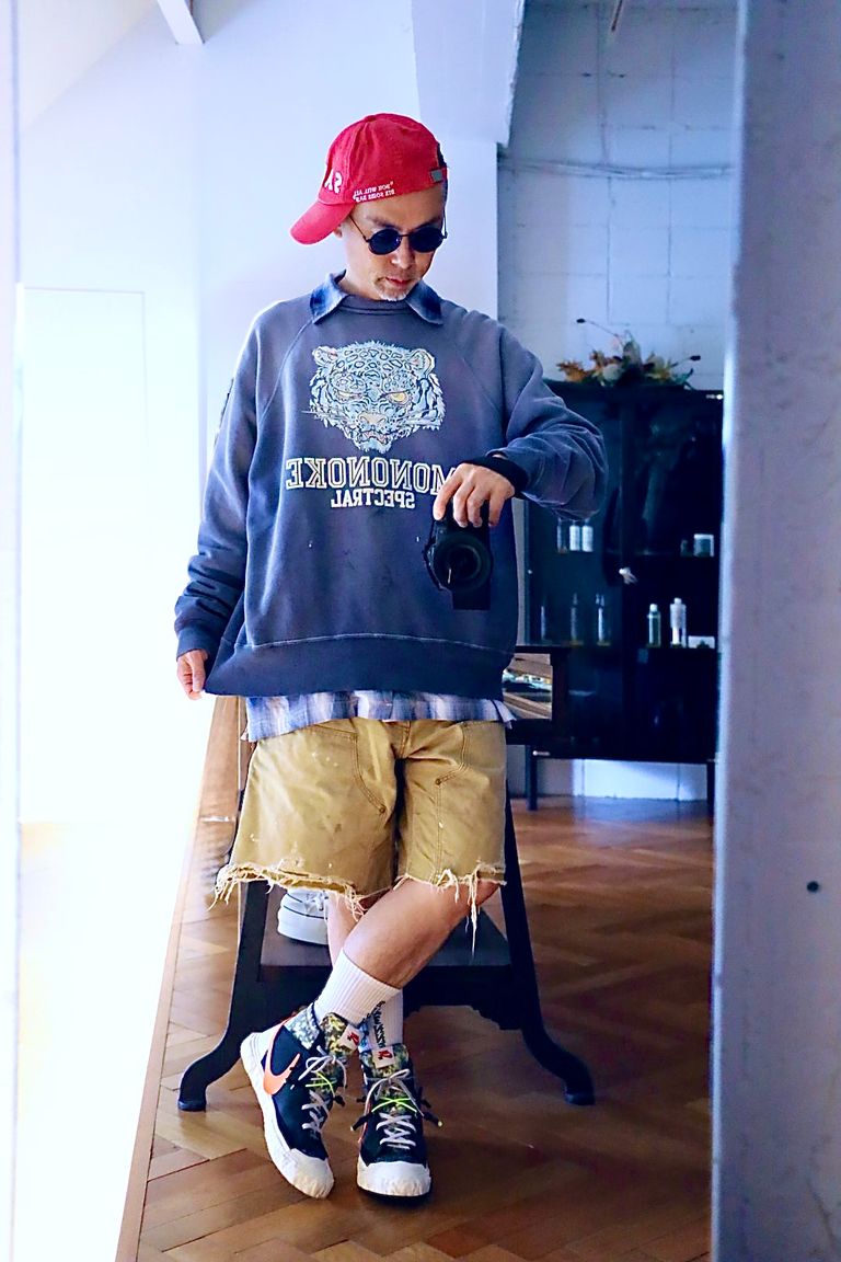 mononoke・made モノノケ・メイド CREW NECK SWEAT_虎スタイル