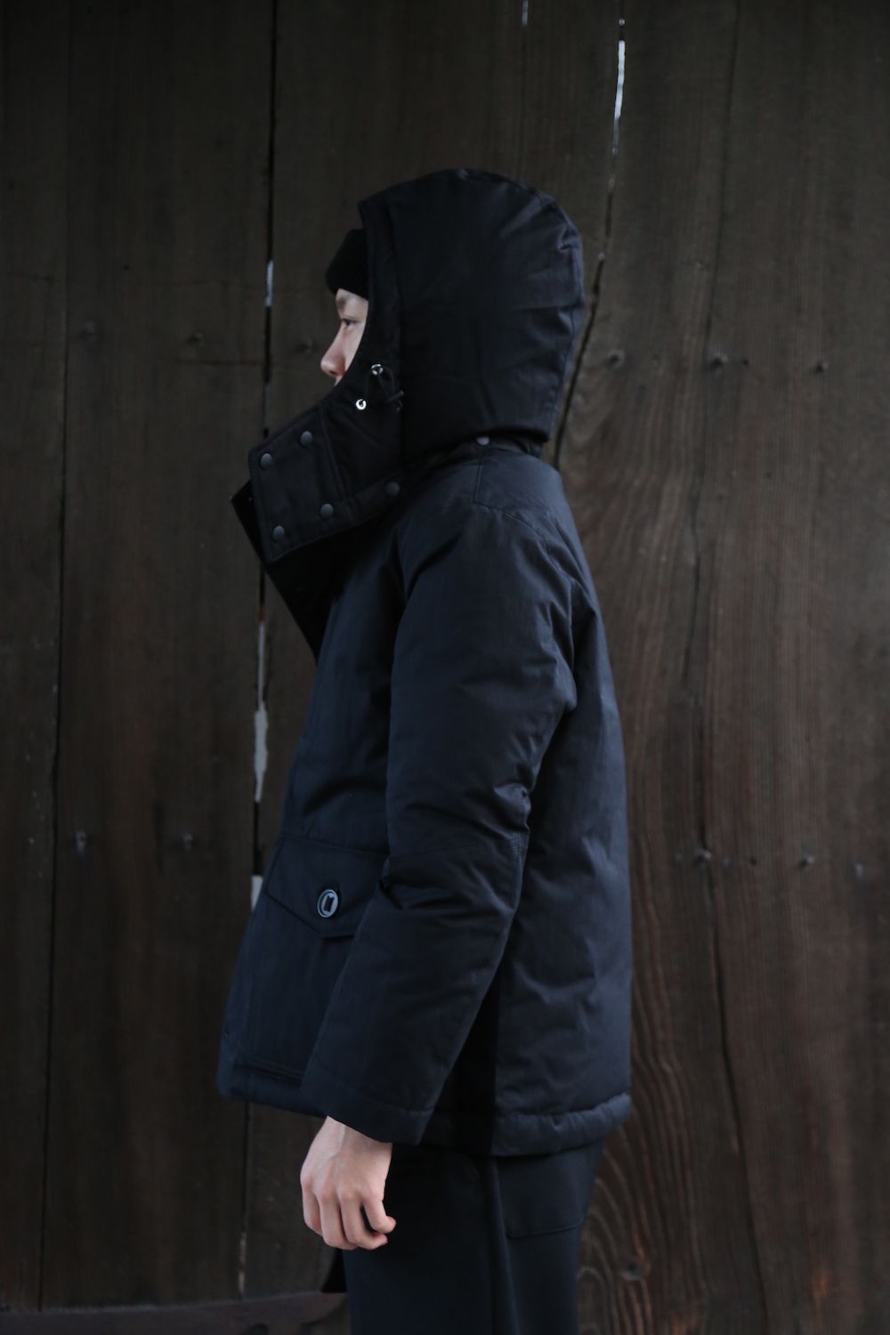 COMME des GARCONS HOMME 綿ナイロンウェザー×綿コーデュロイブルゾン"BLACK"Style.2020.10.31.