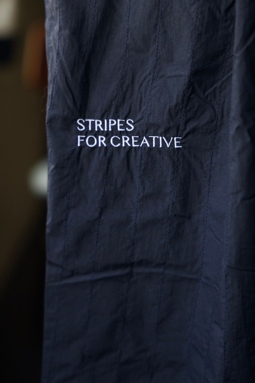 S.F.C 25SS エスエフシー STITCHED WIDE TAPERED EASY PANTS(SFCSS25P02)Navy