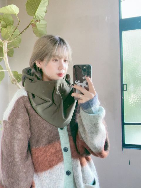 YOKE 新作MOHAIR BORDER CARDIGAN style.2023.8.28