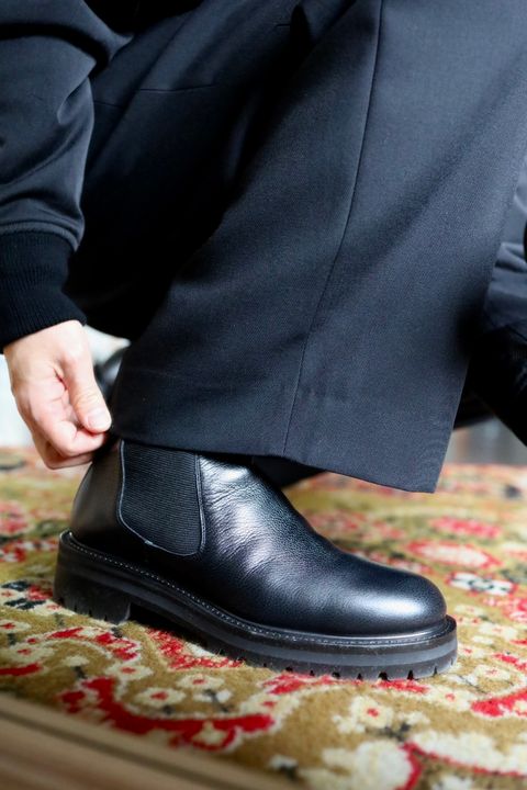 MARKAWARE マーカウェア Organic Wool Survival Cloth® Triple Pleated Wide Trousersスタイル