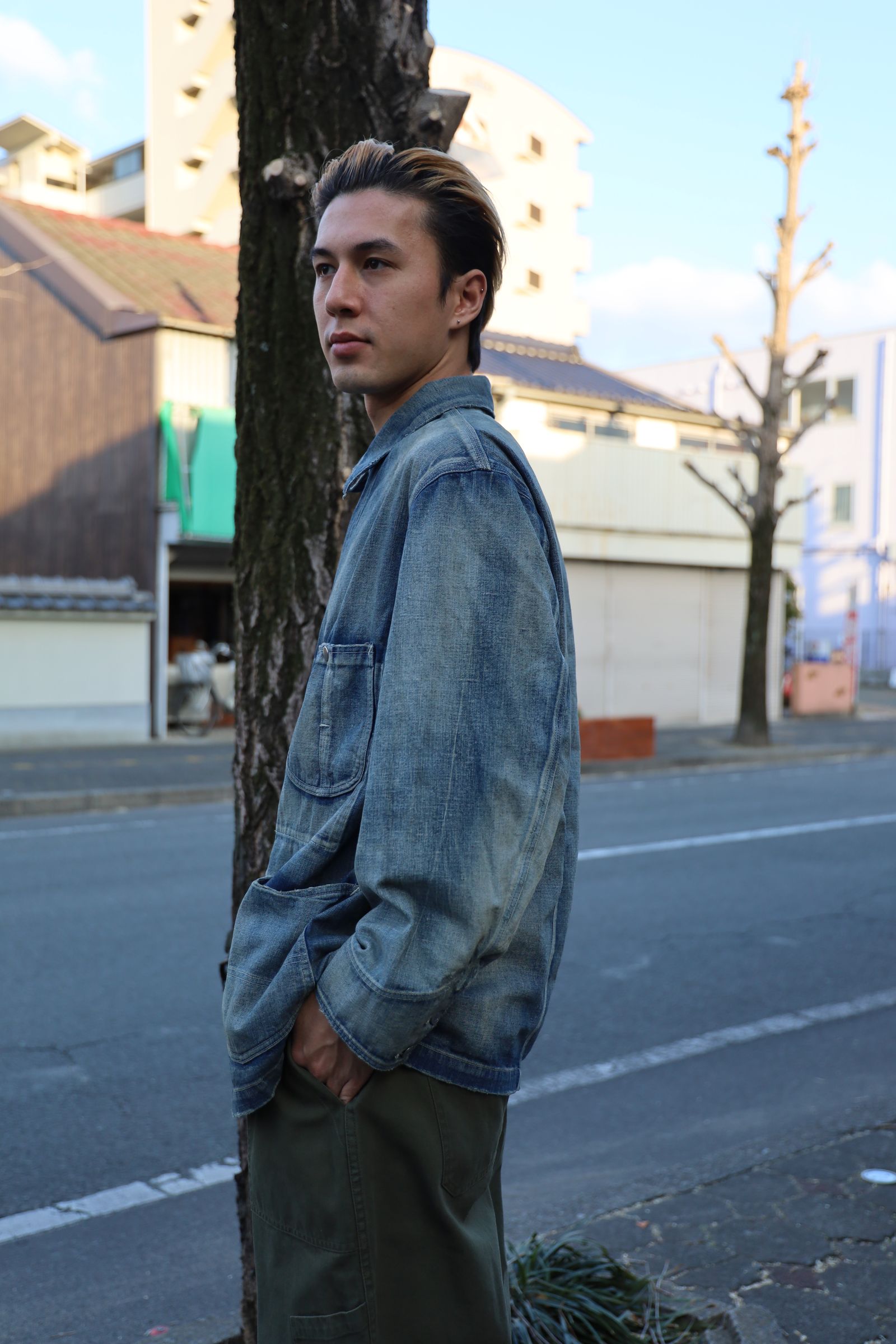 A.PRESSE - アプレッセ Vintage Coverall Jacket(25SAP-01-22K A.PRESSE - アプレッセ Vintage Coverall Jacket(25SAP-01-22K