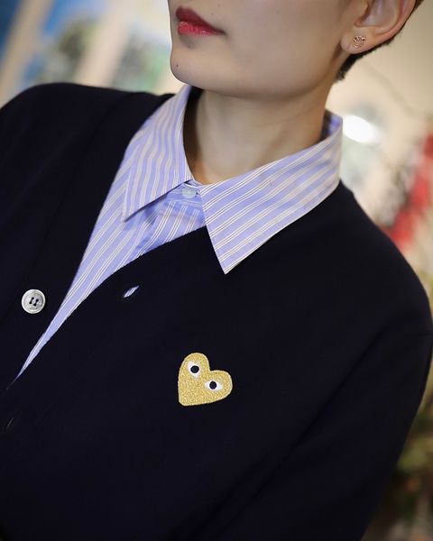 プレイ コムデギャルソン 新作 PLAY CARDIGAN style.2023.12.16