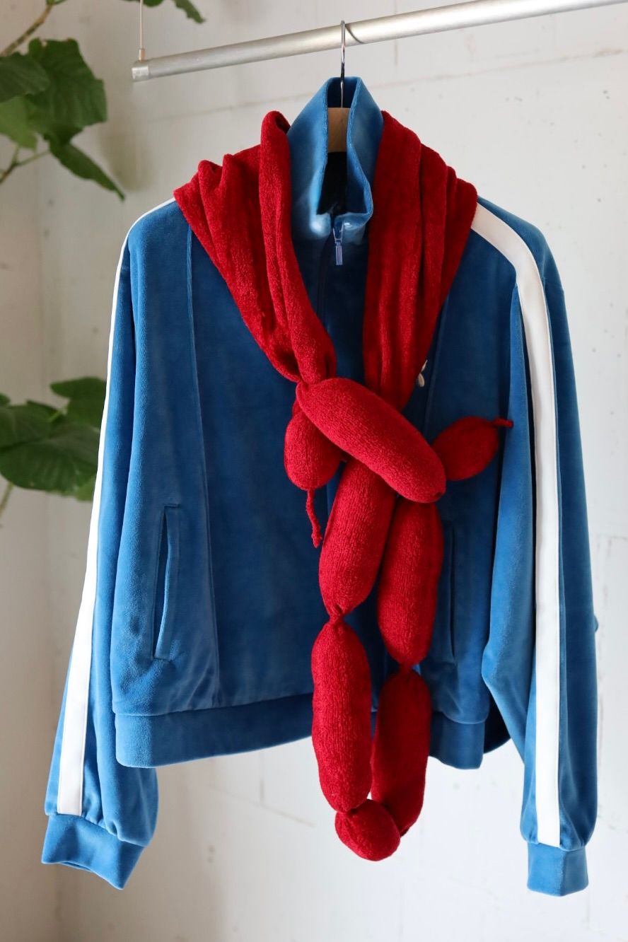 doublet ダブレット26AW BALLOON DOG KNIT SCARF (26AW59KN236)RED