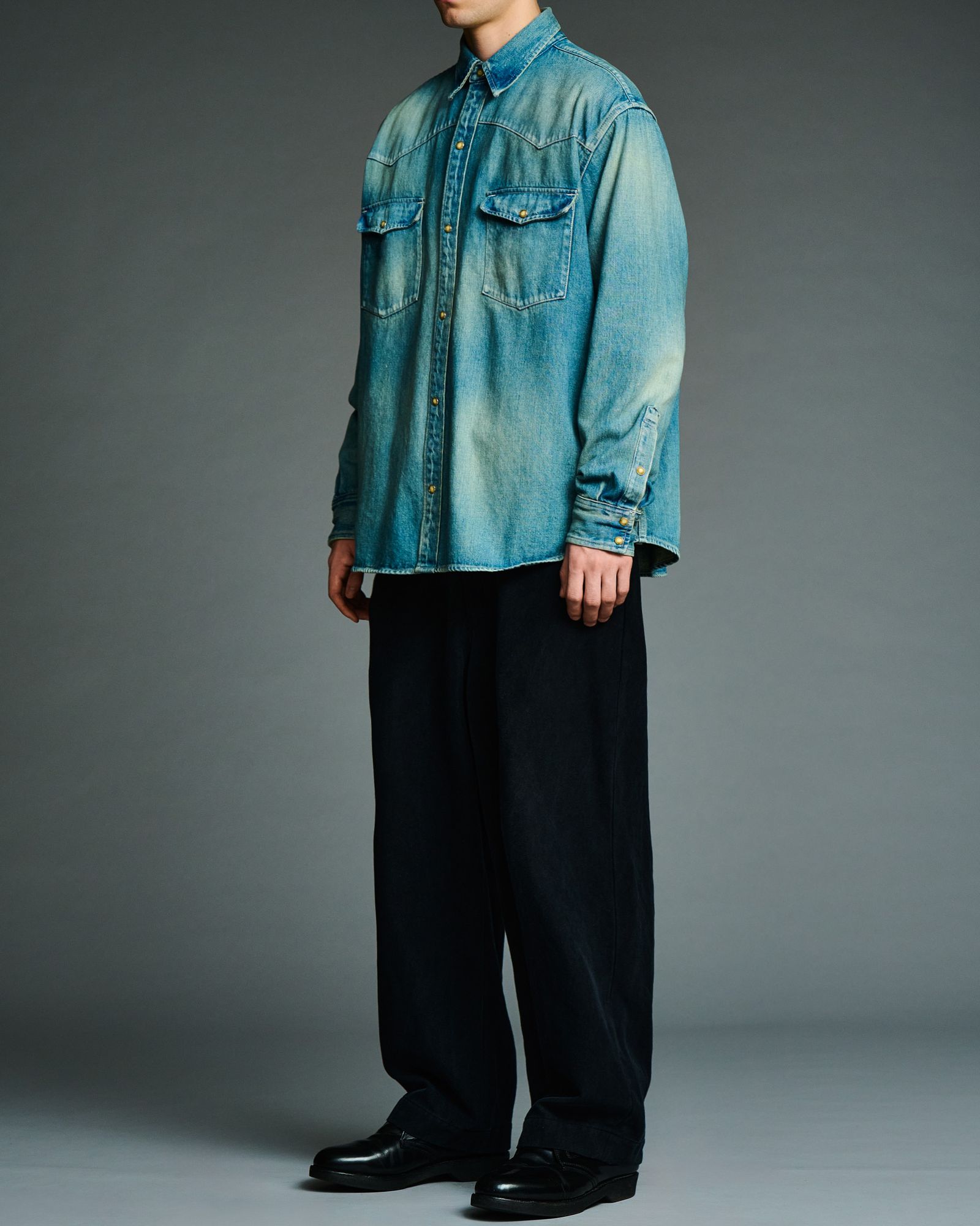 アプレッセ 2026 STYLE2 Vintage Western Denim Shirts(26AAP-02-19)INDIGO☆7月4日(土)新作発売！