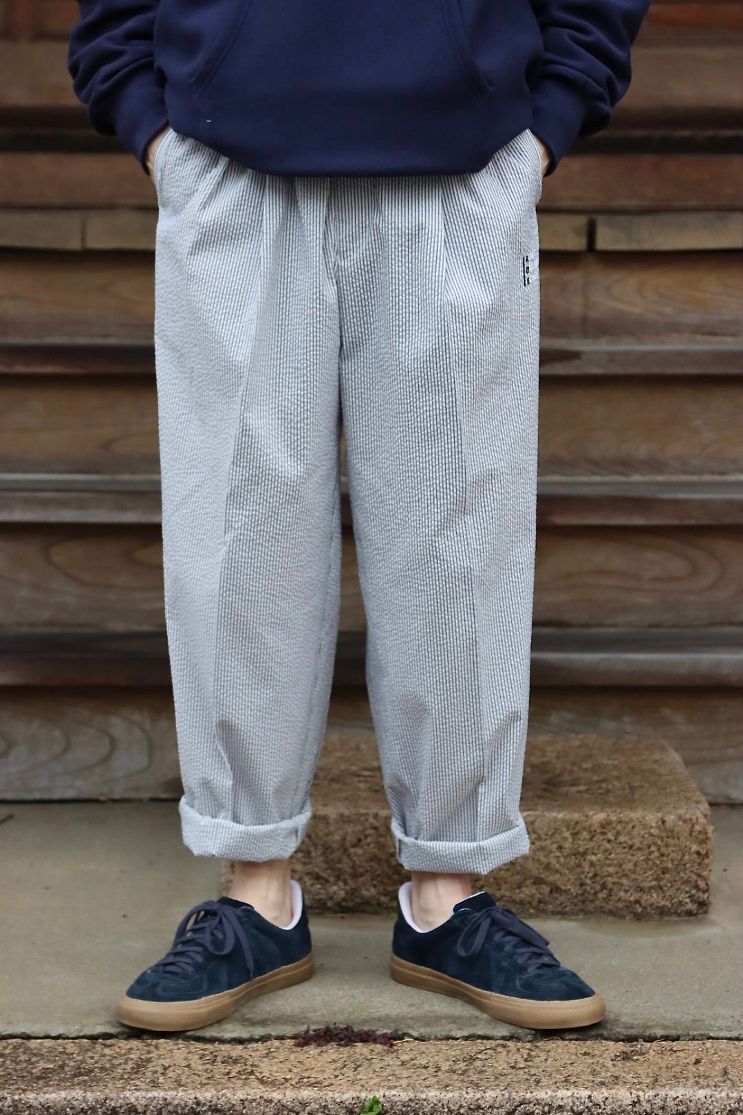 ADULT ORIENTED ROBES(アダルト オリエンテッド ローブス) 22SS Tropic Of Cancer(22AOR-3-PT-005)NAVY