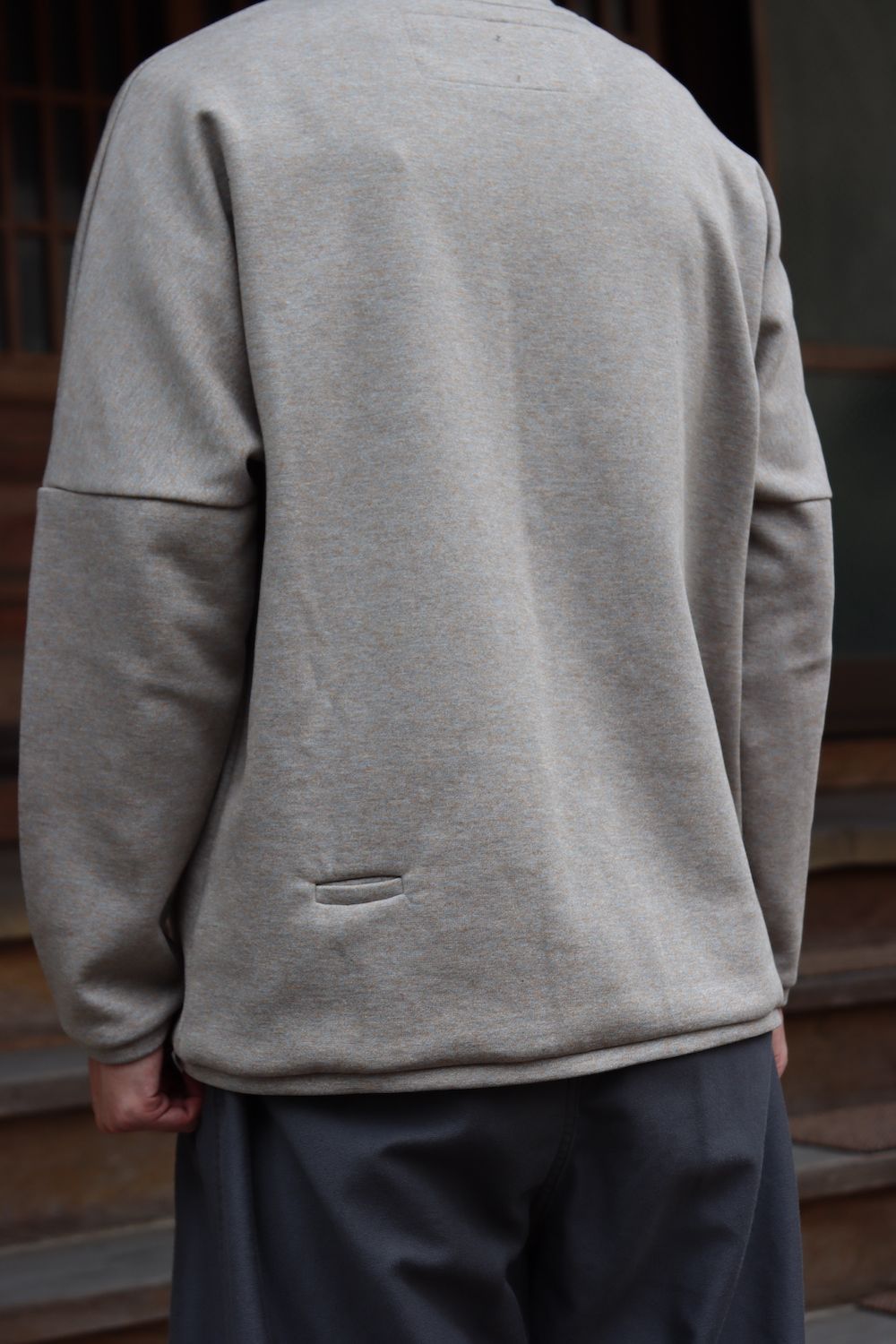 Graphpaper Wool Boa Zip-Up Vest(GU213-70205B) style. 2021.09.12.