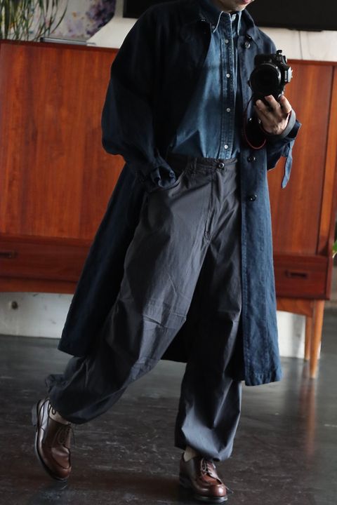 Ets.MATERIAUX 22SS M38 Motor cycle coat"BLUE"style
