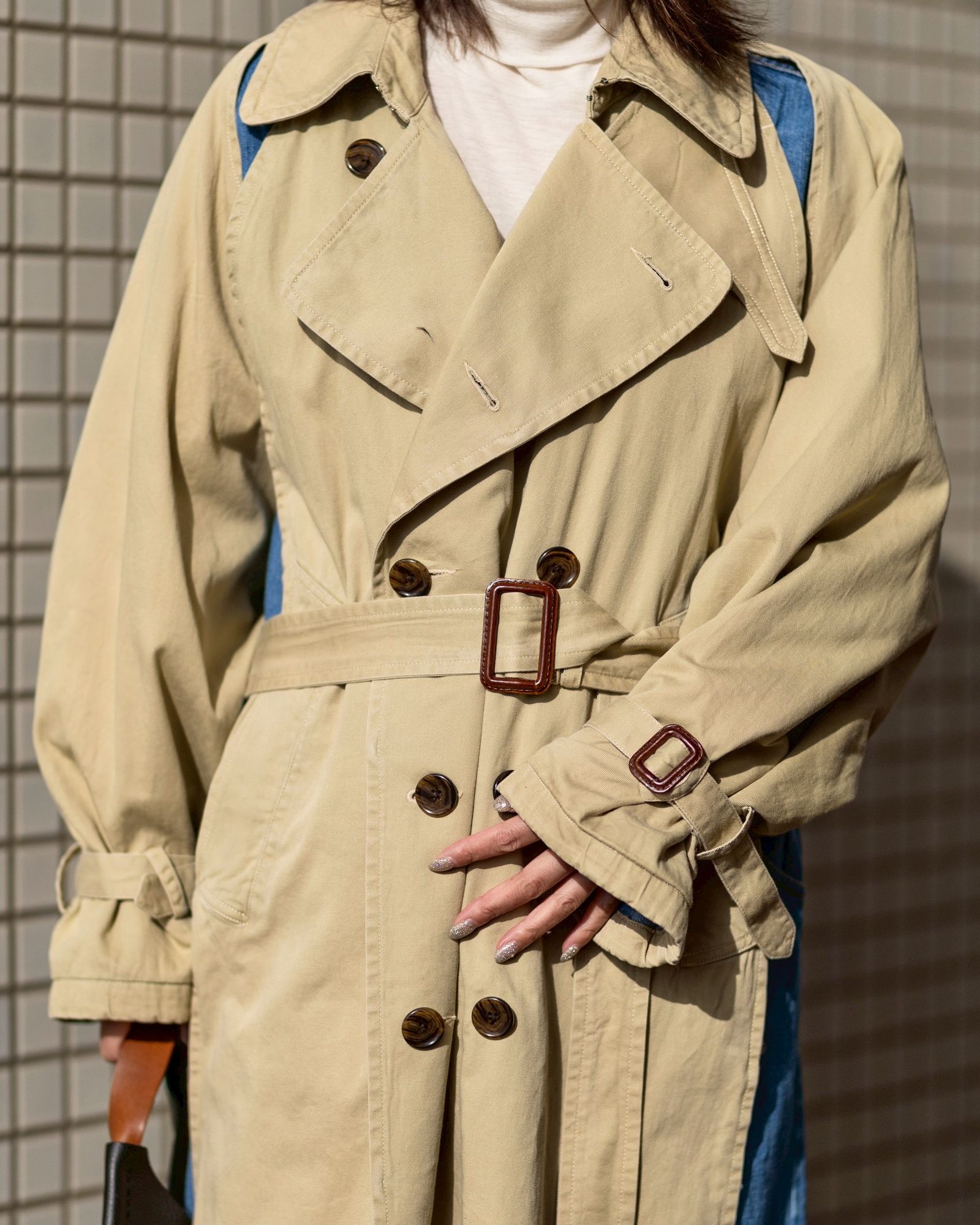 YOKE SPRING SUMMER 2026 Connected Trench&Denim Coat(YK26SS01213C)BEIGE☆12月20日(土)発売！