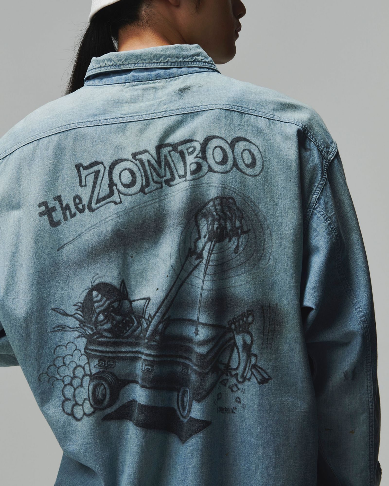 BOW WOW 26 New Year Release Items バウワウ SKETCH ZOMBOO USN CHAMBRAY SHIRT AGED(BW261-SZUCS) INDIGO☆1月2日11:00発売！