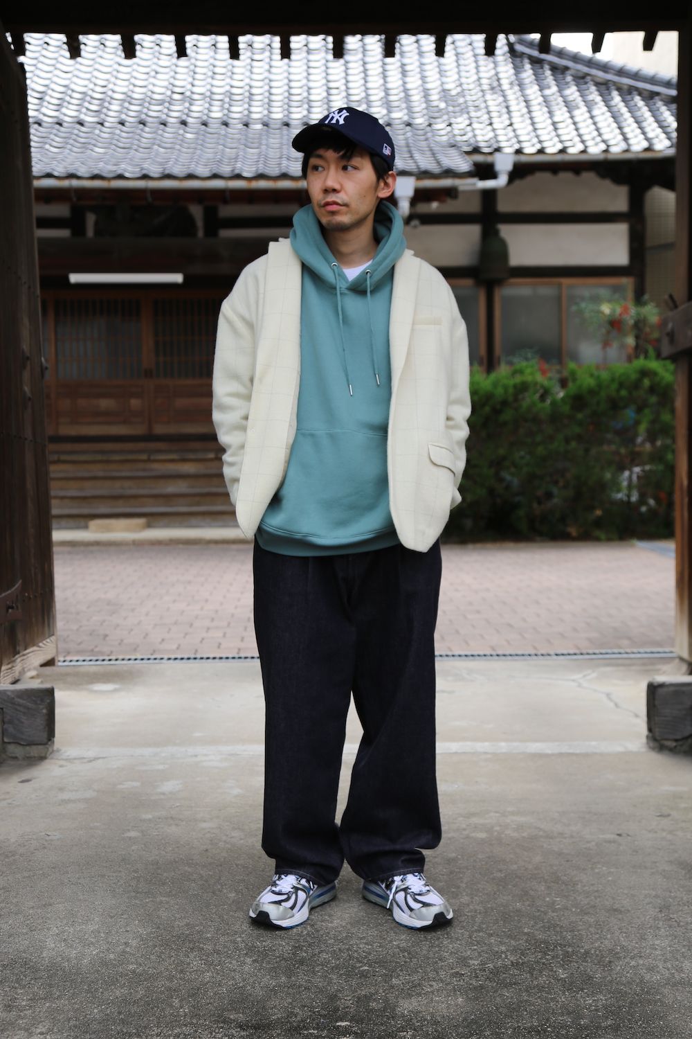 Dulcamara2020AW リフレクターツイードドロップJK "Off White"Style.2020.11.20.