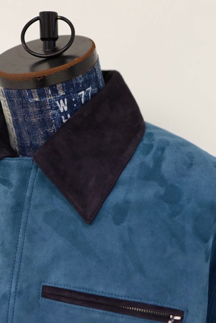 YOKE SPRING SUMMER 2026 Goat Suede Work Jacket(YK26SS01163B)TURQUOISE☆12月20日(土)発売！