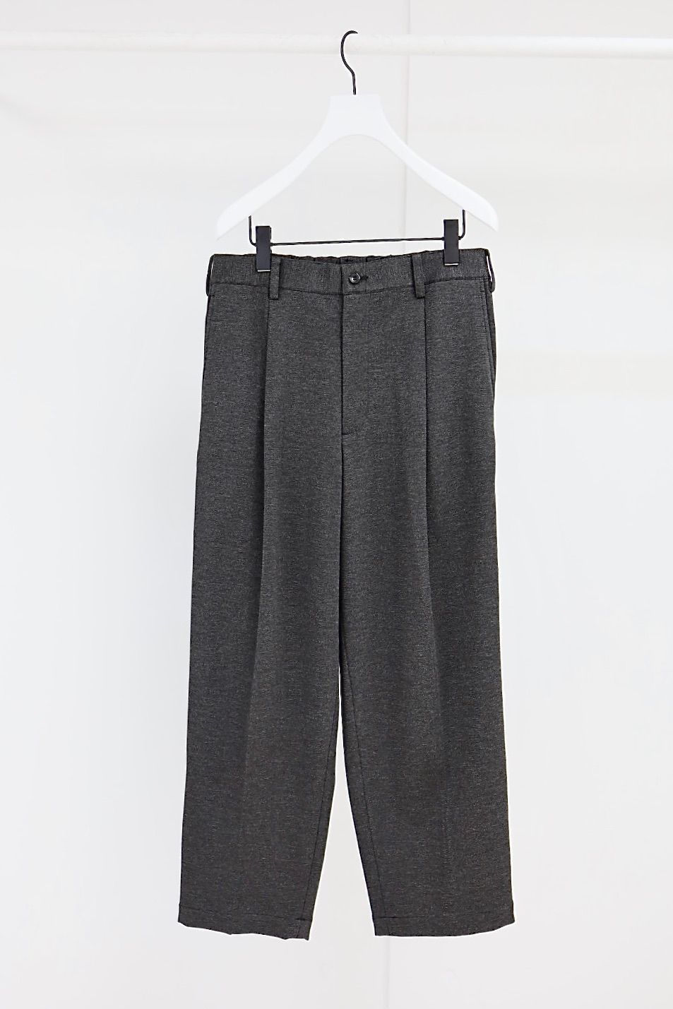 グラフペーパー 25AW SIDOGRAS Melange Ponte Wide Tapered Slacks(GM254-40051)GRAY☆11月29日(土)発売！