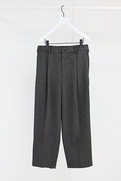 グラフペーパー 25AW SIDOGRAS Melange Ponte Wide Tapered Slacks(GM254-40051)GRAY☆11月29日(土)発売！